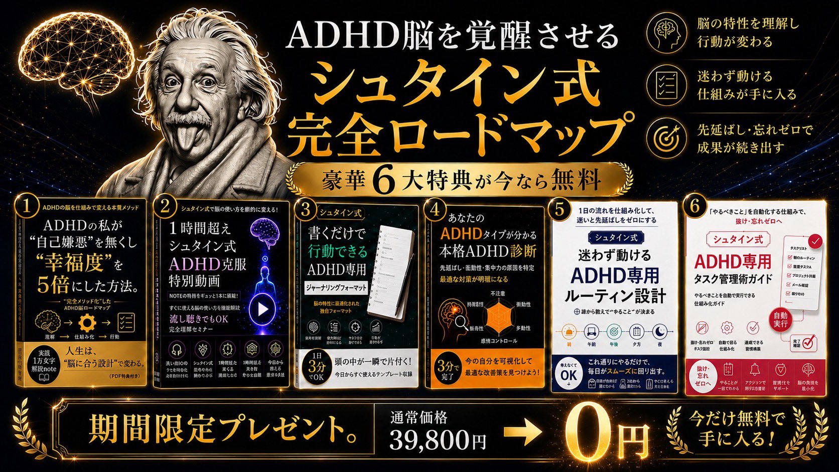 ADHD脳を覚醒させる シュタイン式完全ロードマップ