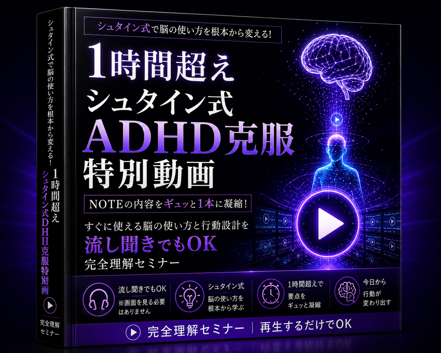 特典2 1時間超え シュタイン式ADHD克服 特別動画